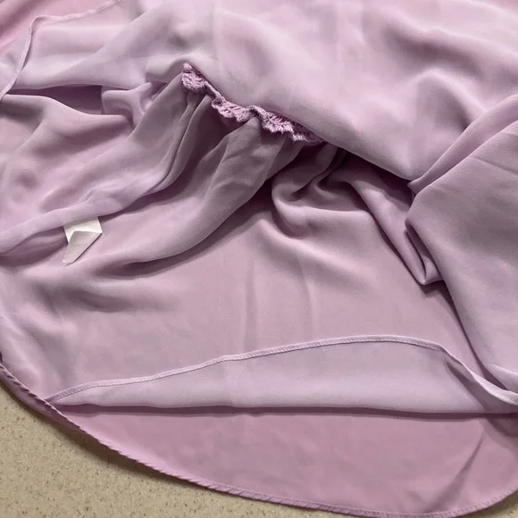 Amanda Uprichard Lavender Halter Mini Dress Women Size M - Picture 11 of 12